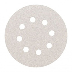 Коло шліфувальне Smirdex 510 White Line абразивне, для сухого шліфування, діаметр 125мм, 8 отворів, Р=100