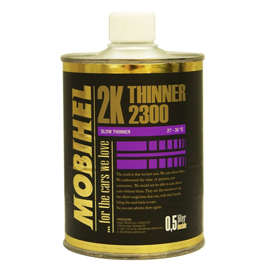 Розріджувач повільний 2300 - для 2К матеріалів (бл.10%) Mobihel