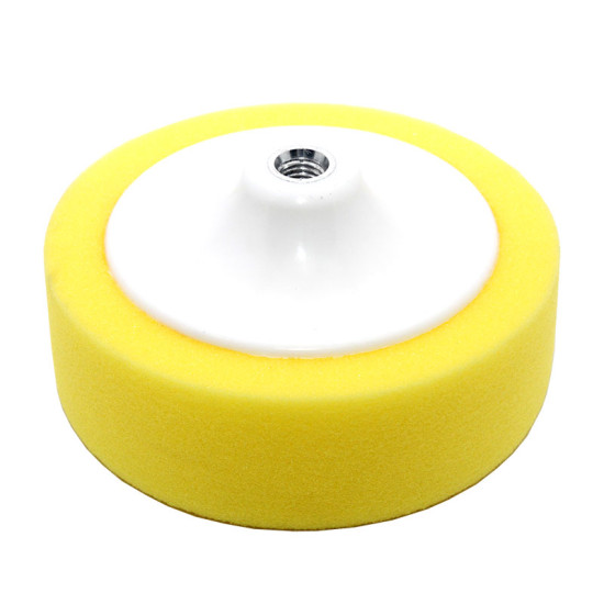 Круг полировальный 150x50мм, желтый, M14, жесткий, на платформе