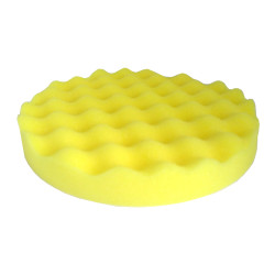 Круг полировальный 150x25мм волнистый желтый WavePolish полумягкий на липучке