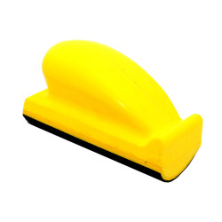 Платформа для ручной шлифовки под полосу velcro, прямоугольная выпуклая 70х123мм