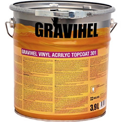 GRAVIHEL винил-акриловая эмаль 301-003, полуглянцевая
