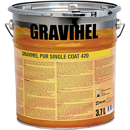 GRAVIHEL полиуретановая эмаль 420-013, полуглянцевая