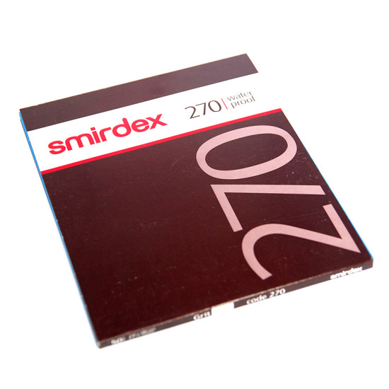 Водостійкий папір наждачний Smirdex 270 230*280 мм, Р=2000